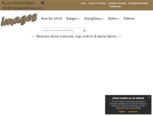 Tablet Screenshot of imagescostumes.com